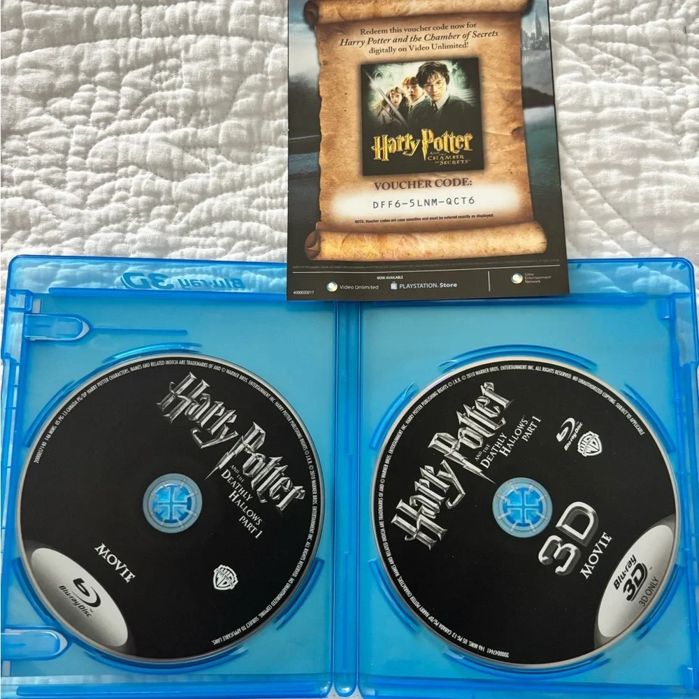 Harry Potter 3D Blu-ray